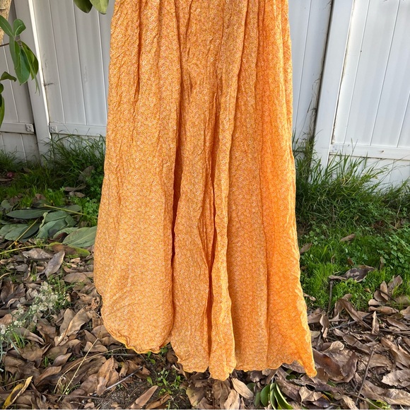 Free People Emmaline Floral Dress in yellow. - Picture 4 of 12